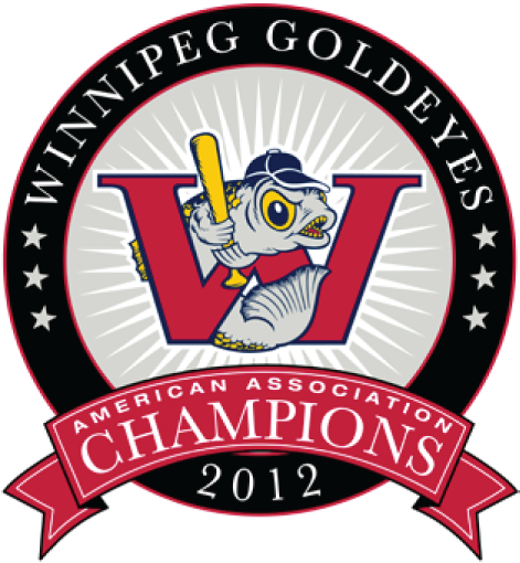 Winnipeg Goldeyes 2012 Champion Logo iron on heat transfer